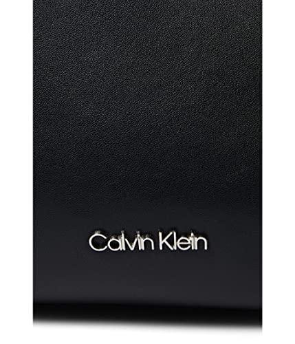 Calvin Klein Kaitlyn Bandolera Negro/Plata Talla Única Precio Guatemala