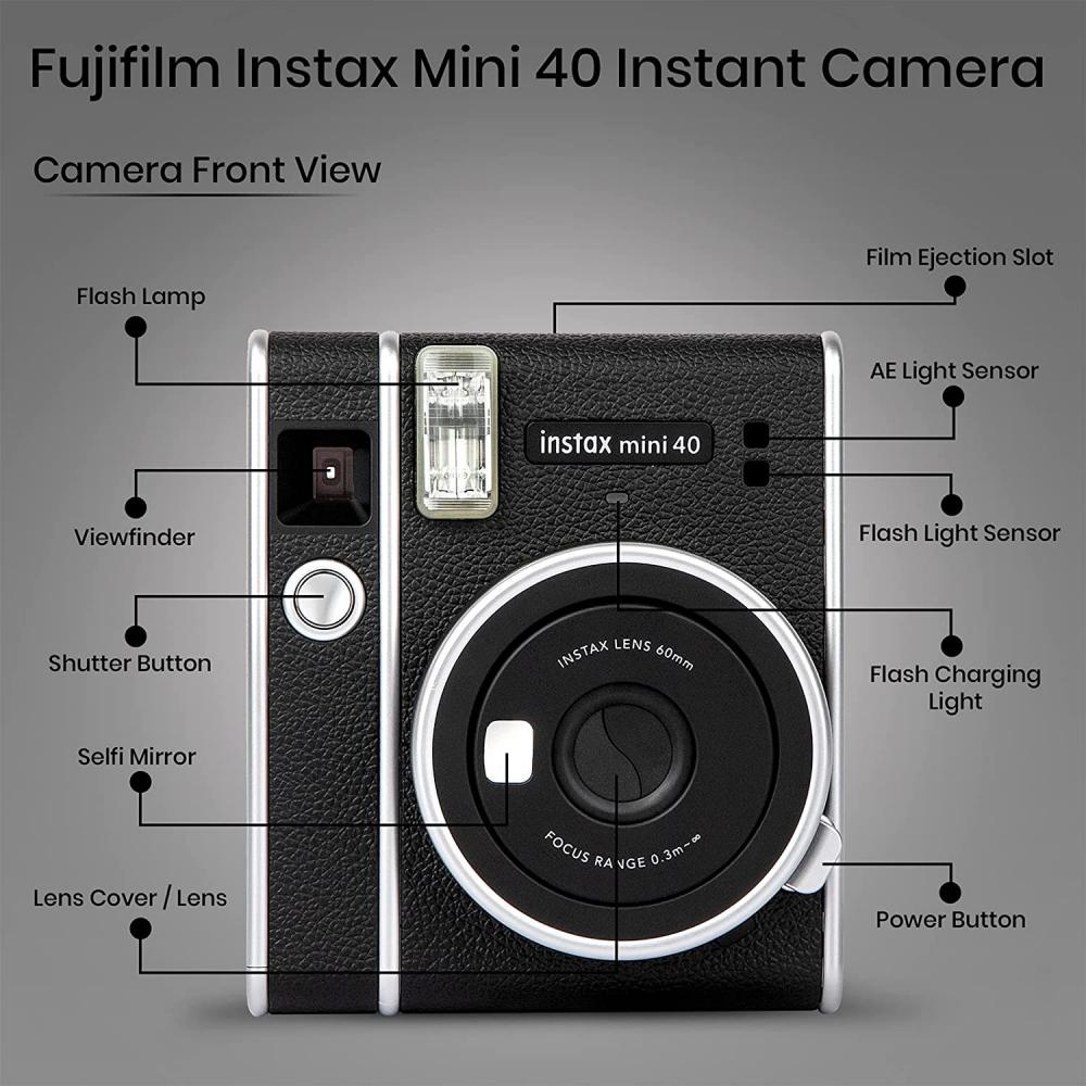Paquete económico de películas variadas Fujifilm Instax Mini, 40