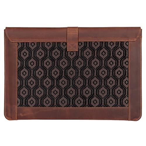 Londo Top Grain Leather Macbook Bag Funda para portátil para MacBook