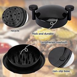 Chicken Shredder Shred Machine Meat Shredder Meat Shredding Tool with Handles and Non-Skid Base Mat Suitable for Pulled Pork Red Beef Chicken Alternative to Bear Claws 1pc 8inch Black - Color Black