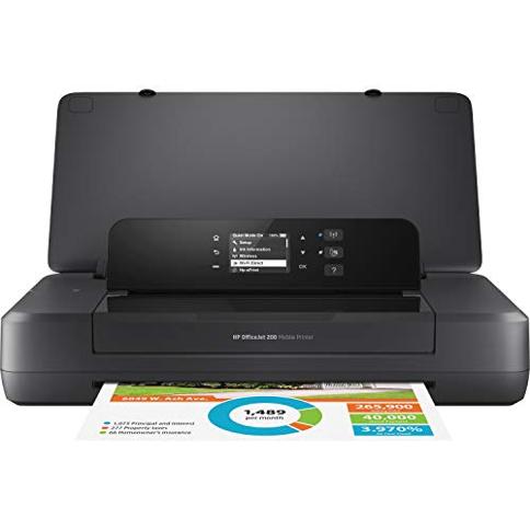 Impresora portátil HP OfficeJet 200 con impresión inalámbrica y móvil  (CZ993A), negra : Precio Guatemala