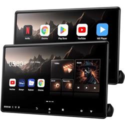 Seventour 15.6 inch 4K Android Portable Car TV Headrest Monitor Tablet for Cars Back seat, Support Phone Wireless mirroring Touch Screen,with WiFi/Bluetooth/HDMI/USB/FM/Multimedia Video Player