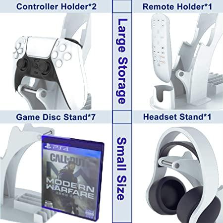 ECHZOVE Controlador y soporte para auriculares, PS5 Auriculares y  controlador de montaje en pared, compatible con Playstation o Xbox  Controlador y auriculares - Blanco : Precio Guatemala