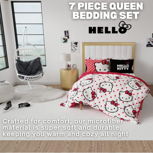 Jay Franco Hello Kitty Twin Size Sheet Set - 3 Piece Soft Microfiber Bedding With Pillowcase - View #7