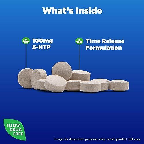 Natrol 5HTP 100mg, Dietary Supplement Helps Support a Balanced Mood
