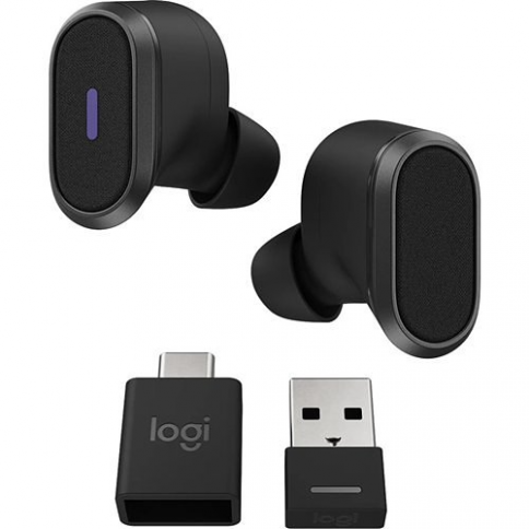 Auriculares Inal mbricos Bluetooth Logitech Zone True Grafito