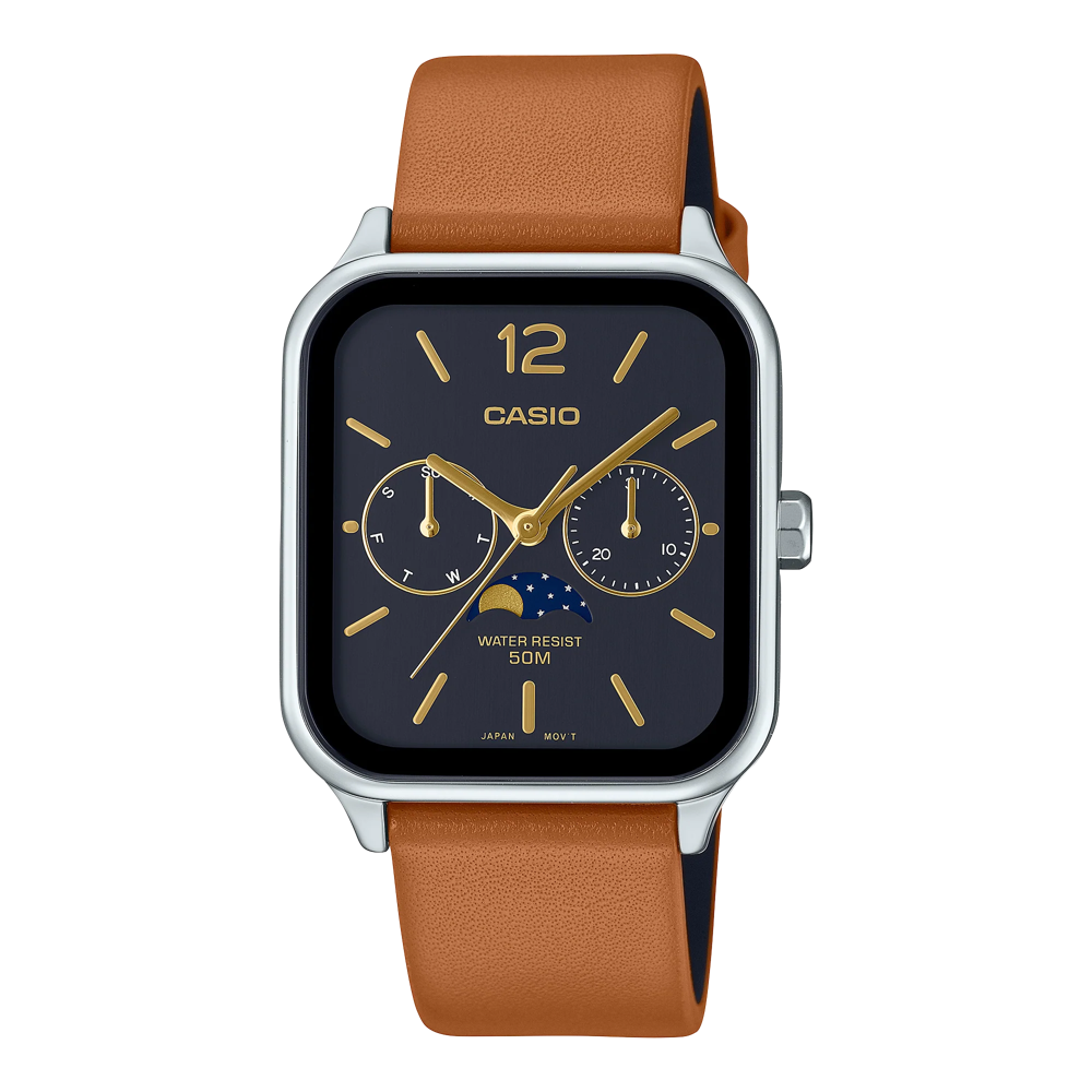 Casio MTP-VD03D-3A2UDF - Orologio Casual Uomo Argento - Resistente All'Acqua 10 Metri - Datario