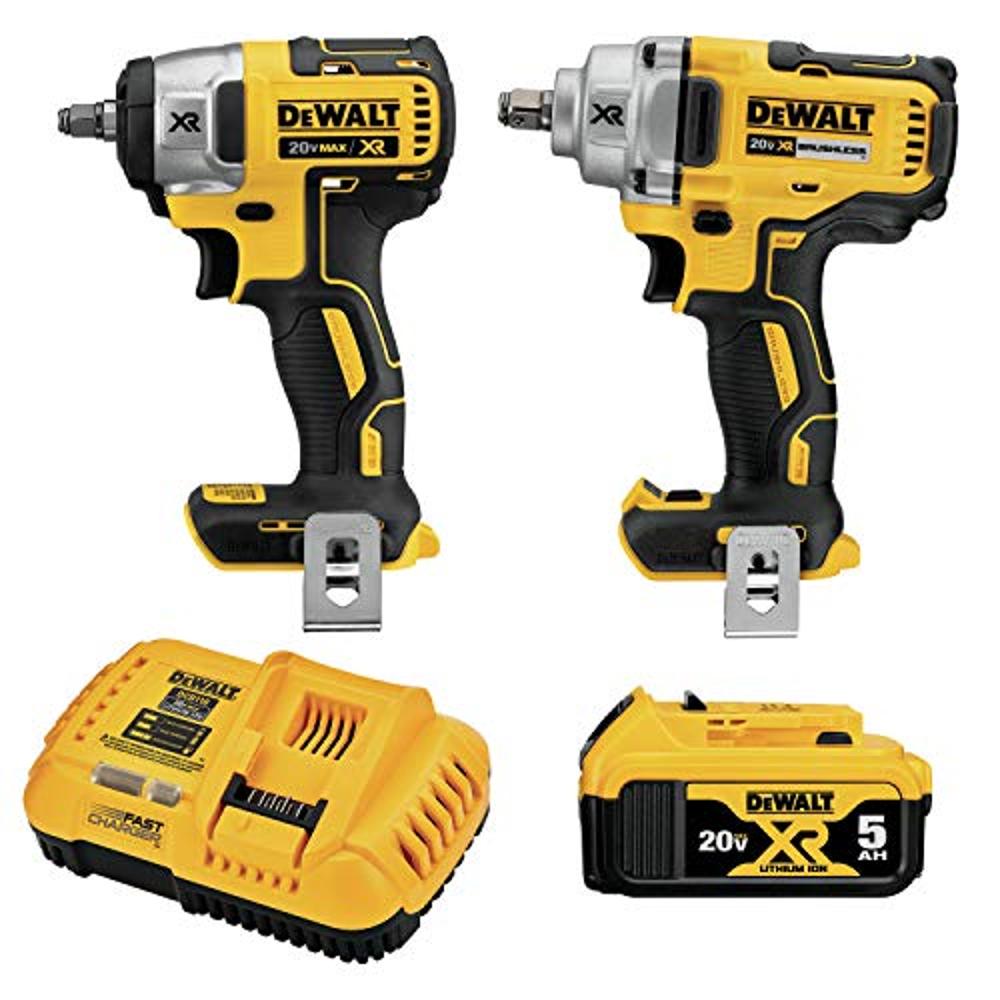 DEWALT 20V MAX Impact Wrench, Cordless 2-Tool Combo Kit, 1/2-Inch Mid-Range  and 3/8-inch Compact with 5ah Battery and Charger (DCK205P1) : Precio  Guatemala