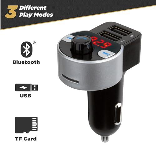 Scosche SBTFM4XCES0 Select Bluetooth 5.0 Car Kit FM Transmitter with