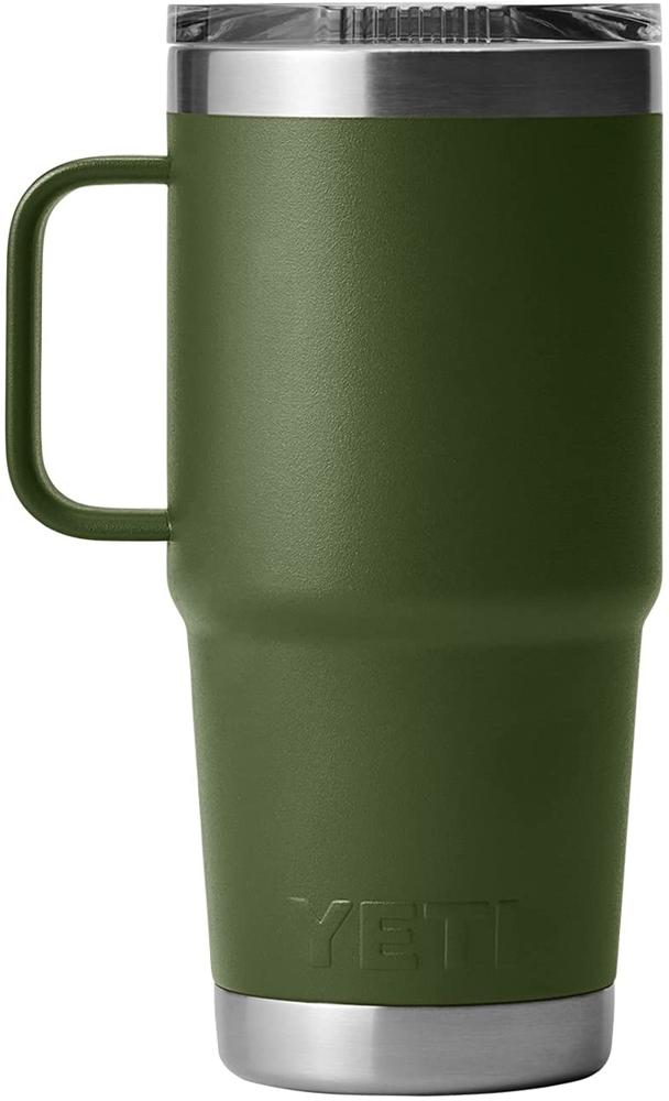  YETI Rambler - Vaso de acero inoxidable de 20 onzas, aislado al  vacío con tapa MagSlider, arcilla de desierto alto : Hogar y Cocina