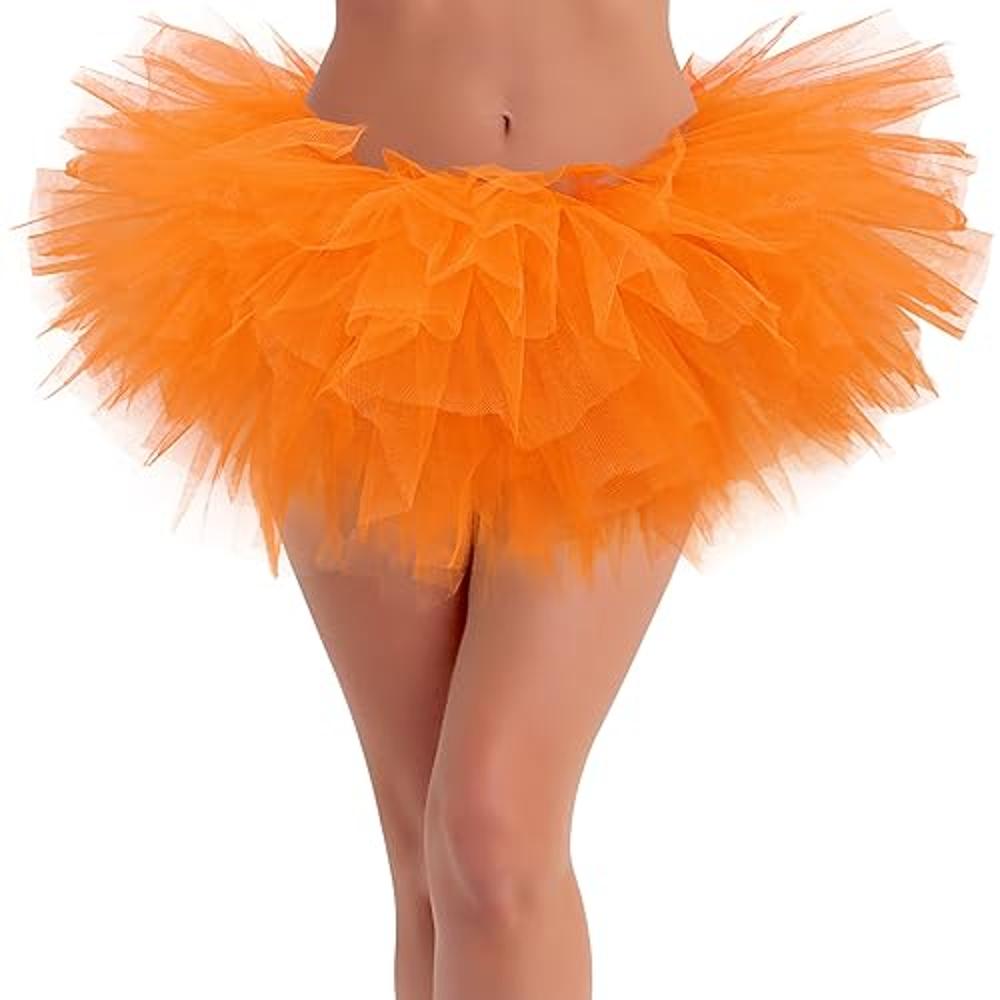 Falda tutus de tul para mujer, falda tutú de 3 capas para adultos, para  mujer, tutú de los años 80, tutú de Halloween para mujer, falda tutú, Azul  oscuro, Talla única 