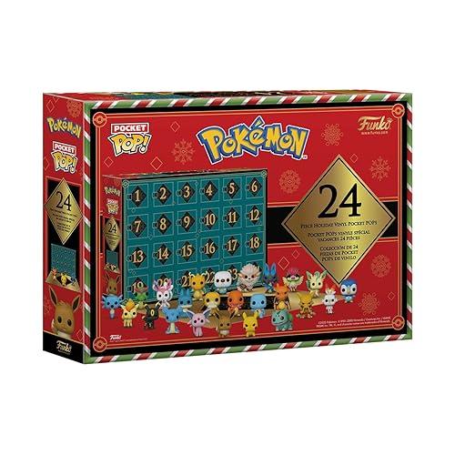Funko Pop! Holiday Calendar Pokemon, 24 Pocket Pop! Vinyl Figures