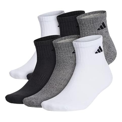 Calcetines deportivos acolchados adidas para hombre (con compresión en el  arco para un ajuste seguro (6 pares) - Tamaño grande - Color blanco/beige  alúmina/gris carbón : Precio Guatemala