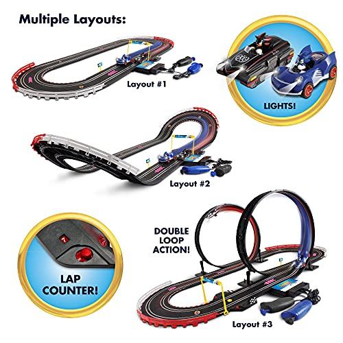 Slot Car Race Set B/O SART Super Loop Sonic Shadow Slot Car (aprox