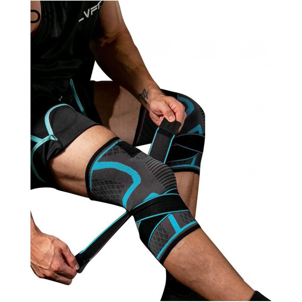 FYY Rodillera para dolor de rodilla, paquete de 2 rodilleras de compresión  para hombres y mujeres, rodilleras para correr, baloncesto, entrenamiento