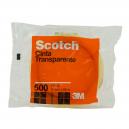 Cinta Adhesiva Scotch 500 Transparente 12mm x 33mtr X10