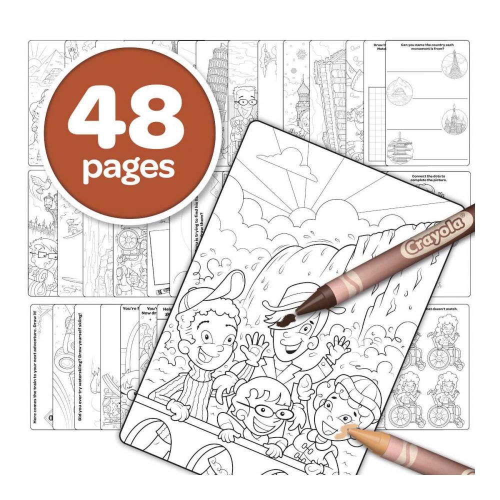 Kit De 24 Crayones Y Libro De 48 Páginas Para Colorear, Crayola Entrega a  toda Guatemala