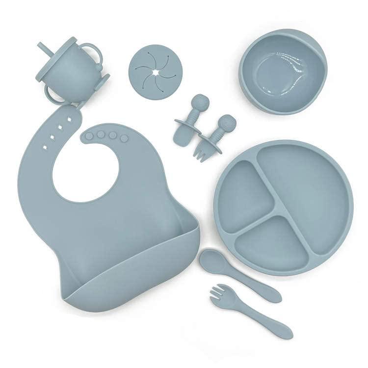 Cucharas de entrenamiento de silicona Etapa de alimentación del bebé 1 para  cuchara de entrenamiento de destete LED para bebés