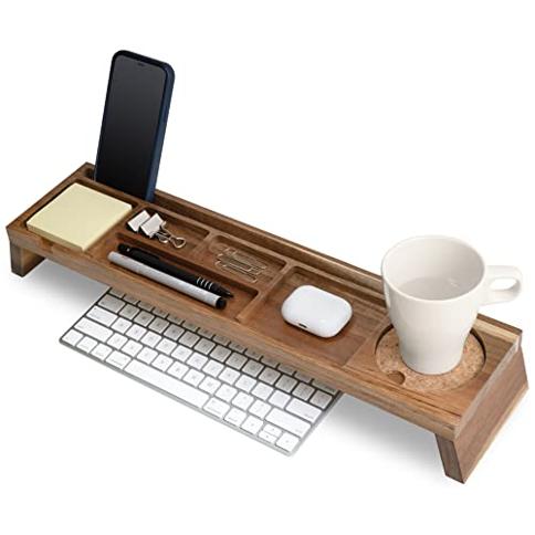 Wood Desk Organizer Gift for Men and Women Office Desk -   Accesorios  de escritorio de oficina, Organizador de escritorio de madera, Accesorios  de escritorio