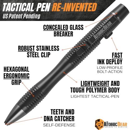 The Atomic Bear Stealth Pen Pro Tactical Pen for Self Defense ...