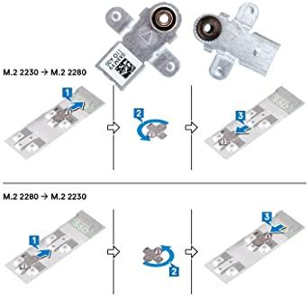 Deal4GO M.2 2280 SSD disipador térmico escudo térmico 26X1Y 026X1Y con  soporte X8MY9 0X8MY9 para Dell G15 5510 5511 5515 5520 5521 5525 Precio  Guatemala