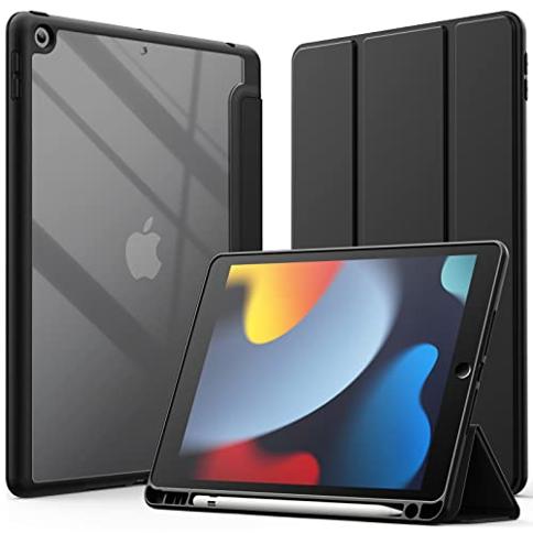 Funda iPad 9 Generación 10.2 Con Ranura Lápiz Y Parte Trasera Traslúcida -  Ipadizados Store