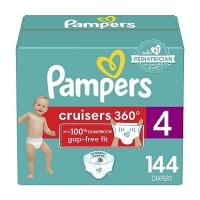 Pampers Baby-Dry - Pañales desechables para bebés, talla 3, 144 unidades,  paquete enorme