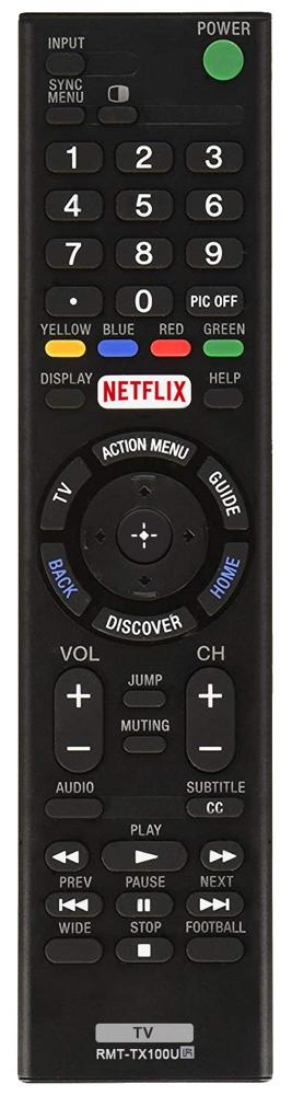 AZMKIMI RMTTX100U Remote Replacement for Sony Bravia RMTTX100U TV