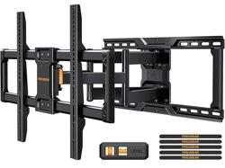 Perlegear UL-Listed Full Motion TV Wall Mount for 42–90 Inch TVs up to 150 lbs, Pre-Assembled TV Mount with Tool-Free Tilt, Swivel, Extension, Max VESA 600 x 400mm, 12″/16″/18″/24″ Wood Studs, PGLF16 - Nombre de estilo TV Mount without LED Backlight