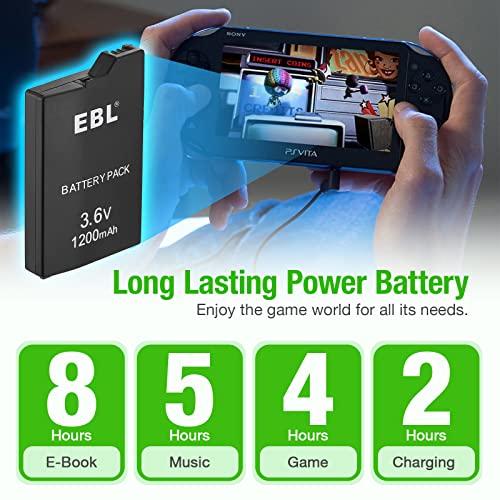 EBL Batería recargable de iones de litio de 3,6 V, 1200 mAh (capacidad real), batería de