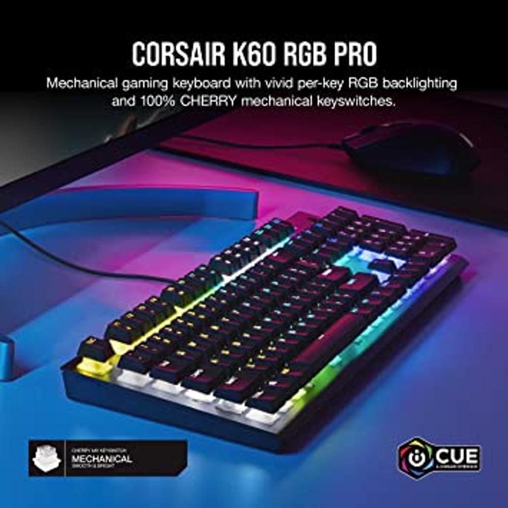 Corsair K60 RGB Pro Teclado Mecánico Gaming Cherry Viola