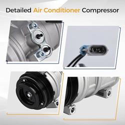 PAROD CO29002C Air Conditioner A/C Compressor with Clutch Compatible with Chevy/Cadillac/GMC/Hummer-Tahoe,Suburban, Silverado 1500, Yukon, Sierra, Avalanche, Express 1500,Yukon XL 1500,Hummer H2