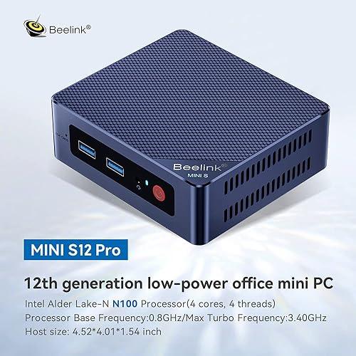 Mini Desktop Computer Beelink MINIS 12 PRO Mini PC - Intel N100