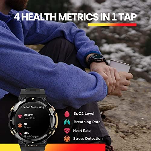 Amazfit T-Rex 2 Smart Watch for Men, Dual-Band 6 Satellite Positioning, 24-Day  Battery Life, Ultra-Low Temperature Operation, Rugged Outdoor GPS Military  Smartwatch, Real-time Navigation-Black Gold : Precio Guatemala