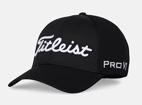 Titleist Tour Sports Mesh Hat Staff Collection 01 Negro/Blanco S/M