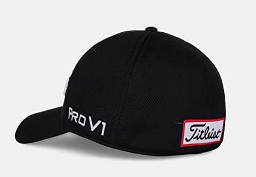 Titleist Tour Sports Mesh Hat Staff Collection 01 Negro/Blanco S/M