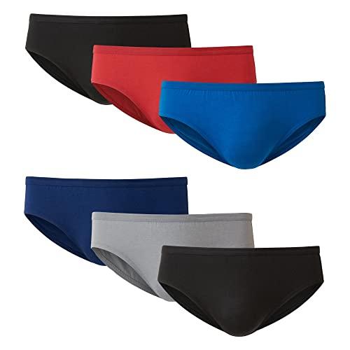 Hanes Women's Microfiber Stretch Underwear Pack, Comfort Flex Fit Brief  Bikini or Thong Panties, 6-Pack