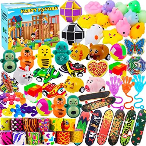 relleno de piñata con 12 juguestes para fiesta infantil