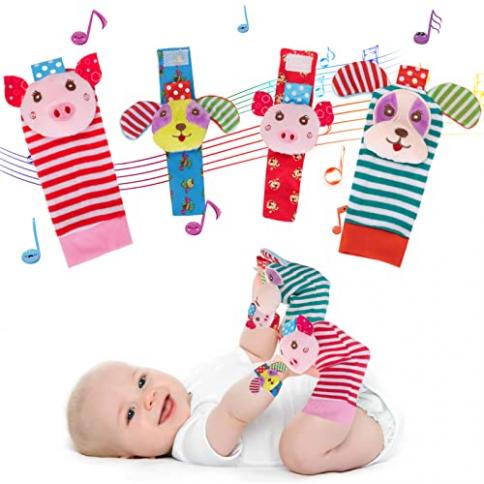 Sonajeros para bebés de 0 a 6 meses sonajeros de muñeca para bebés