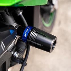 MOWOK Fit for YAMAHA MT-07 fz07 MT07 Tracer 2014-2021 2022 2023 2024 2025 2026 Motorcycle Accessories Frame Sliders Crash Protector Engine Guard Falling Protection Pad (Black) - Color Black