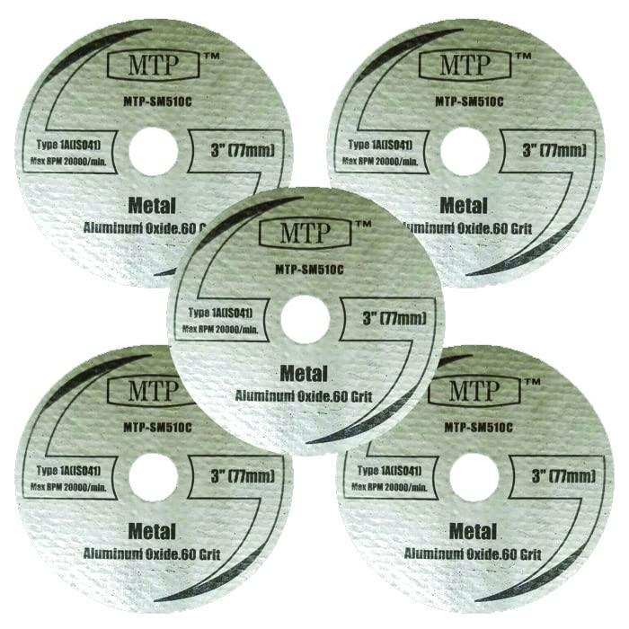 MTP Brand Pack Of 10 Assort 3" Wood Plastic Metal Masonry Cutting Wheel For Dremel SM510C Sm520 Sm500 Sm540 Saw Max Milwaukee Ryobi 3" Cut-Off