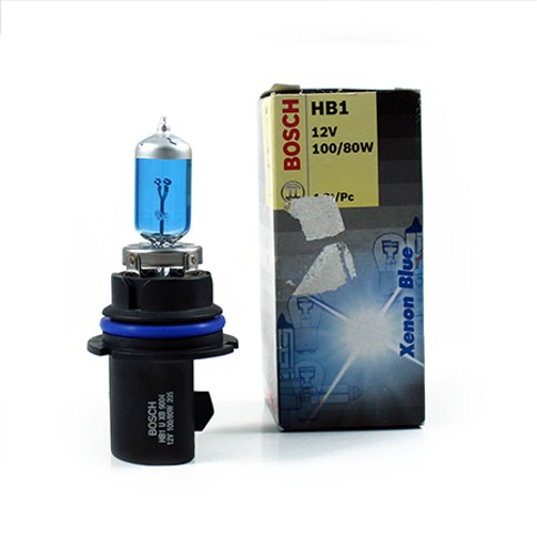 Bombilla Halogeno Bosch H4 12V 130/90W XENON BLUE