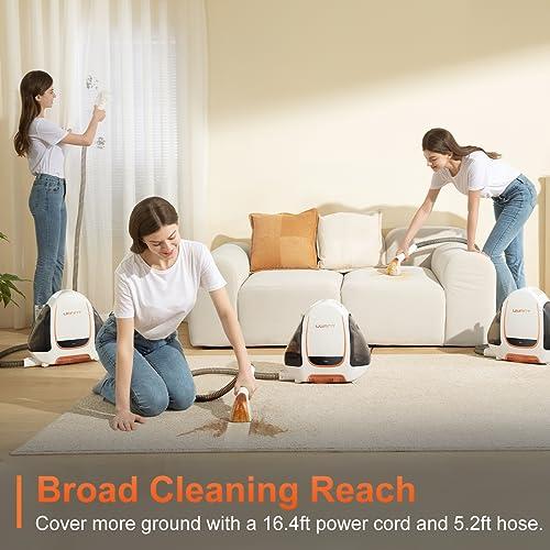 UWANT Portable Carpet Upholstery Cleaner Machine, 12Kpa Strong Suction  Small Handheld Area Rug Spot Cleaner, Lightweight Shampooer for Car, Auto  Detailer, Pet Stains, Furniture, Couch, B100 : Precio Guatemala