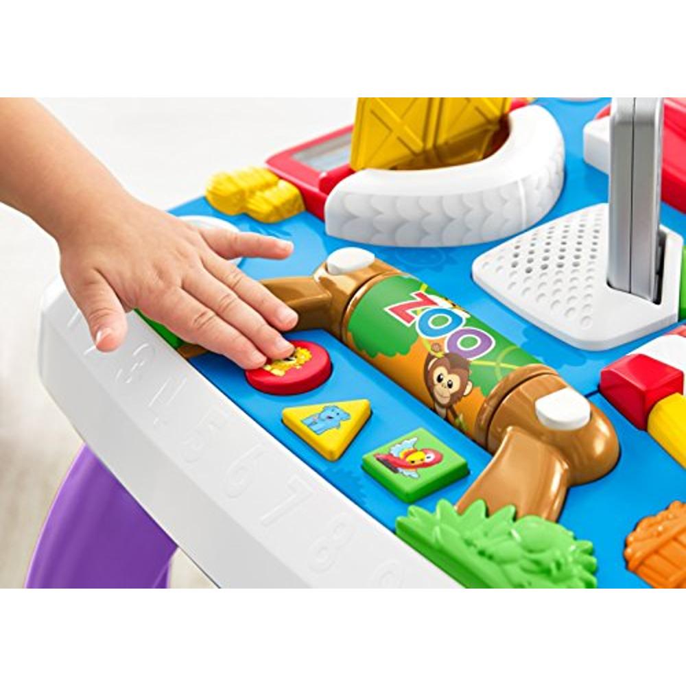 Fisher-Price Laugh & Learn - Mesa de aprendizaje para bebés y niños  pequeños alrededor de la ciudad con luces musicales y actividades