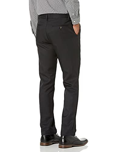 Kenneth Cole REACTION Men's Stretch Urban Heather Slim Fit Flat Front Dress Pant