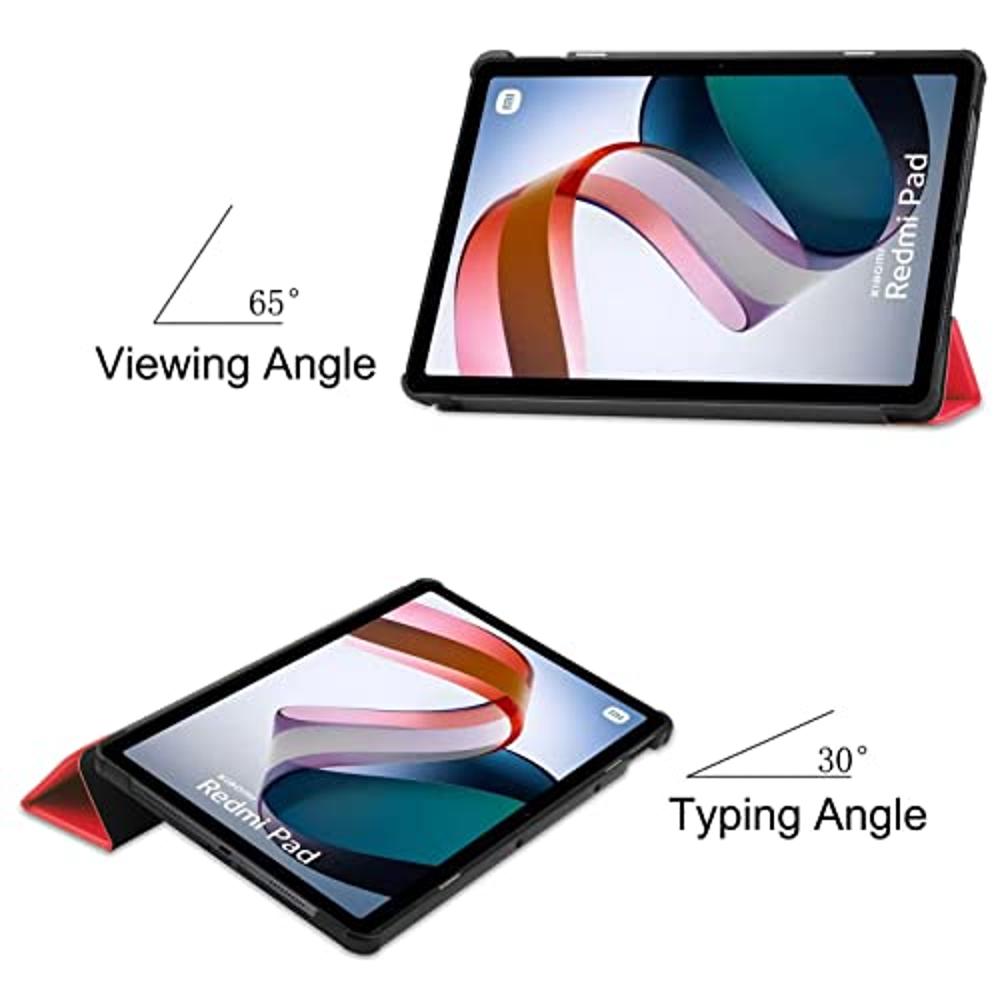 DWaybox Estuche para Xiaomi Redmi Pad 10.61 pulgadas Lanzamiento 2022, Tri  fold Slim Ligero Hard Shell Smart Cover con soporte multiángulo -Rojo :  Precio Guatemala