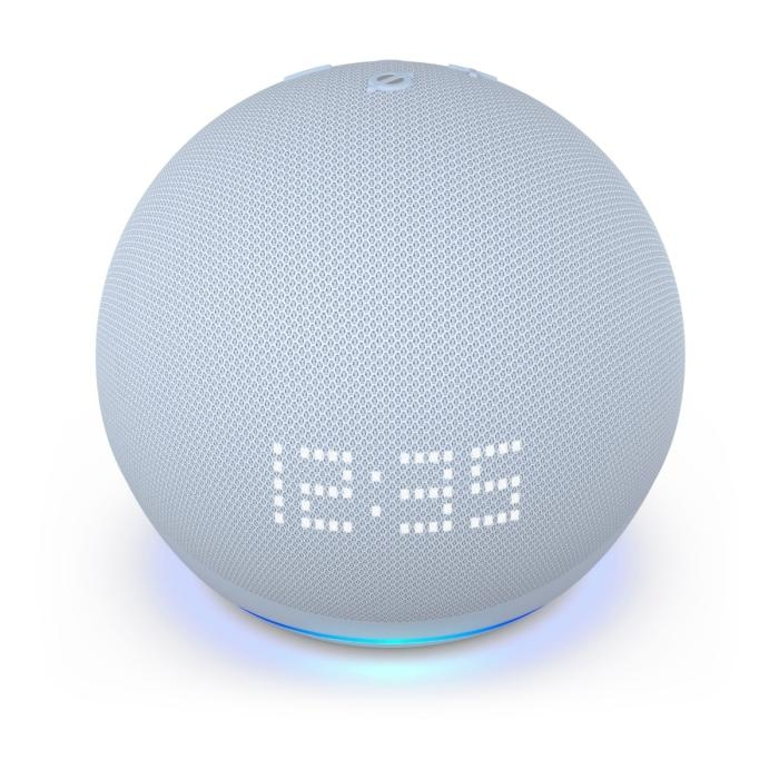 Amazon Echo Dot De 5.ª Generación, Versión 2022 Con Reloj Altavoz
