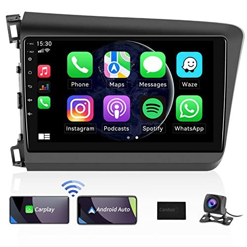 Pantalla De Tablero 10″ Para Carplay Android auto inalámbricos con