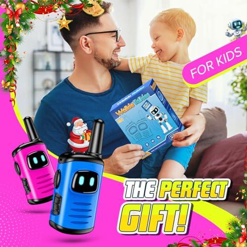 Walkie Talkies Juguetes para niños de 3 a 6 DASTION-99 Mini Robot