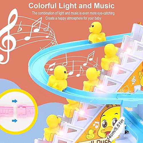 Juego De Patitos Trepadores Con Música – Tobogán De Carreras De Patos, Juguete Interactivo Para Fiestas Infantiles
